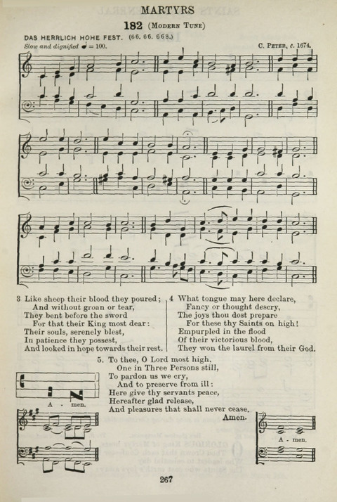 The English Hymnal: with Tunes page 267