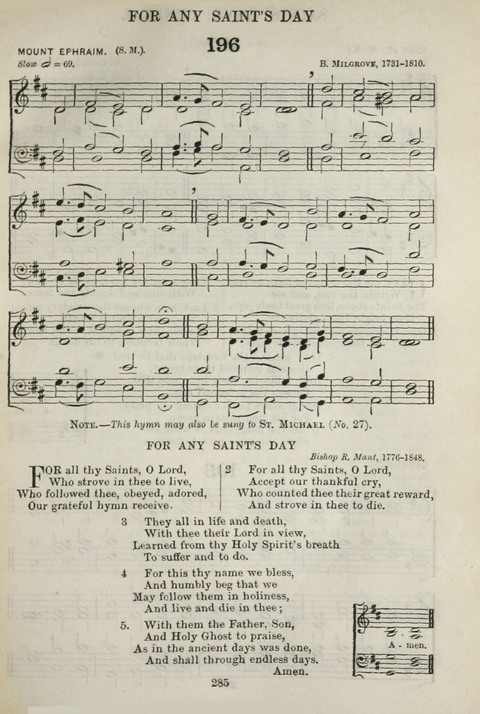 The English Hymnal: with Tunes page 285
