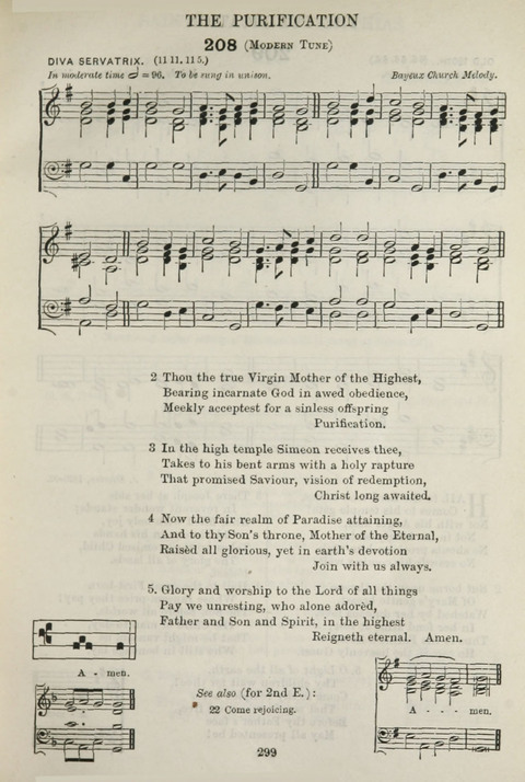 The English Hymnal: with Tunes page 299
