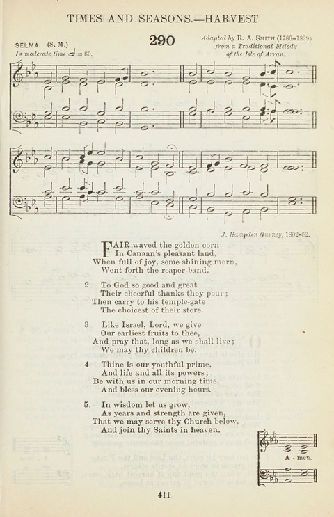 The English Hymnal: with tunes page 411