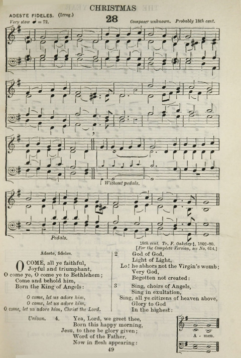 The English Hymnal: with Tunes page 49