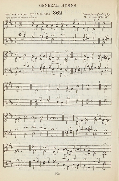 The English Hymnal: with tunes page 502