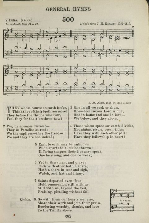 The English Hymnal: with Tunes page 593