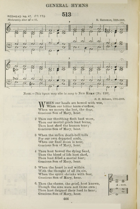 The English Hymnal: with Tunes page 608