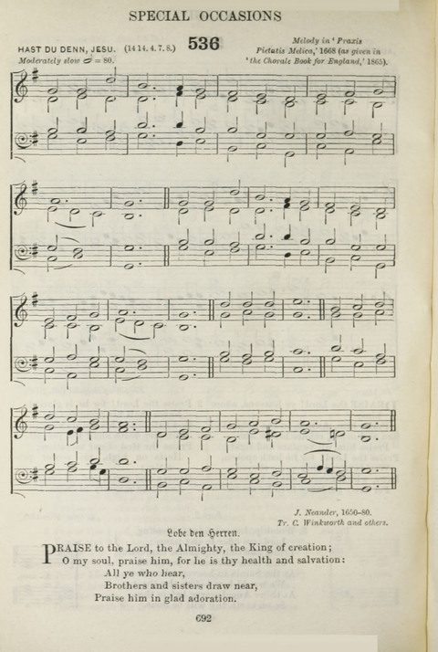 The English Hymnal: with Tunes page 630