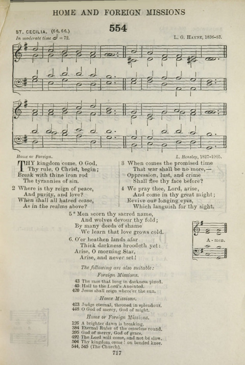 The English Hymnal: with Tunes page 653