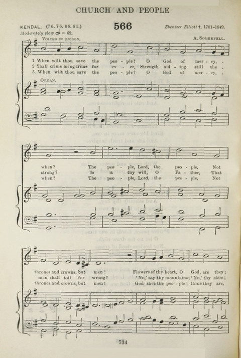 The English Hymnal: with Tunes page 670