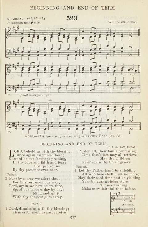 The English Hymnal: with tunes page 677
