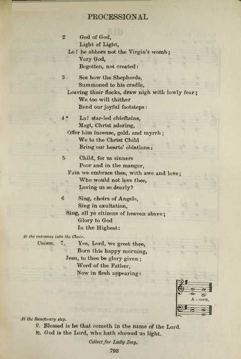 The English Hymnal: with Tunes page 727