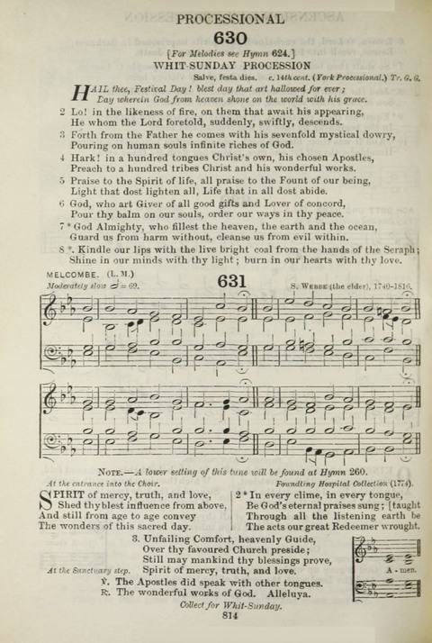 The English Hymnal: with Tunes page 746