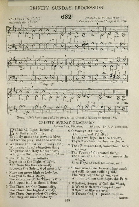 The English Hymnal: with Tunes page 747