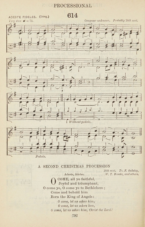 The English Hymnal: with tunes page 792