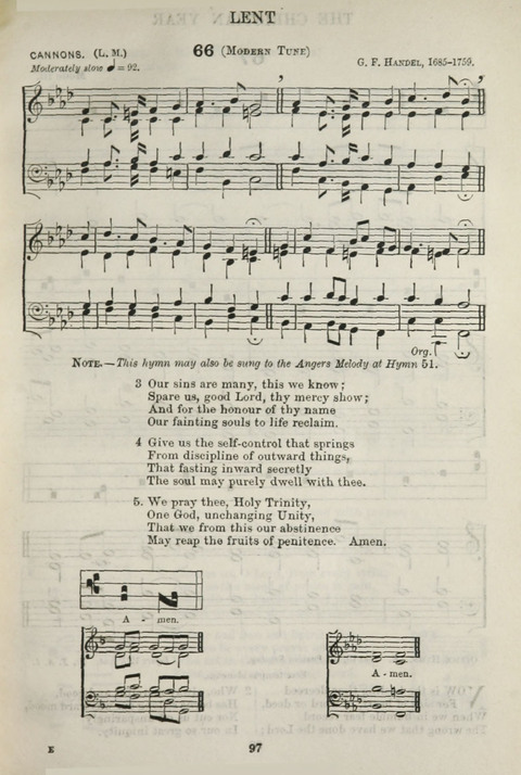 The English Hymnal: with Tunes page 95