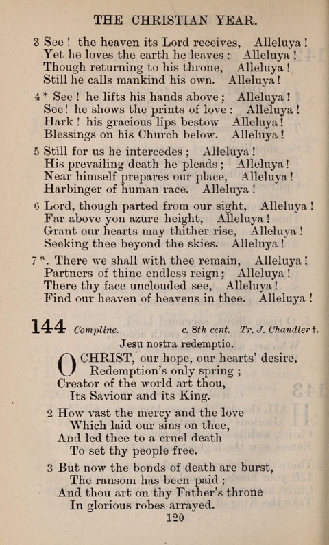 The English Hymnal page 120