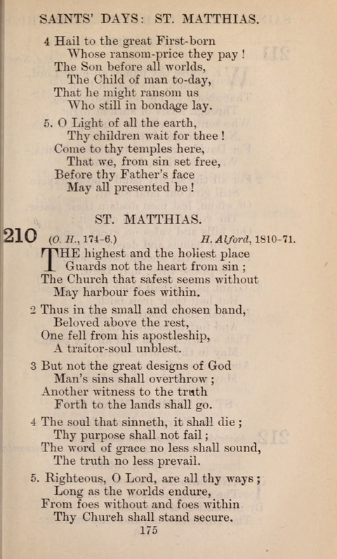 The English Hymnal page 175