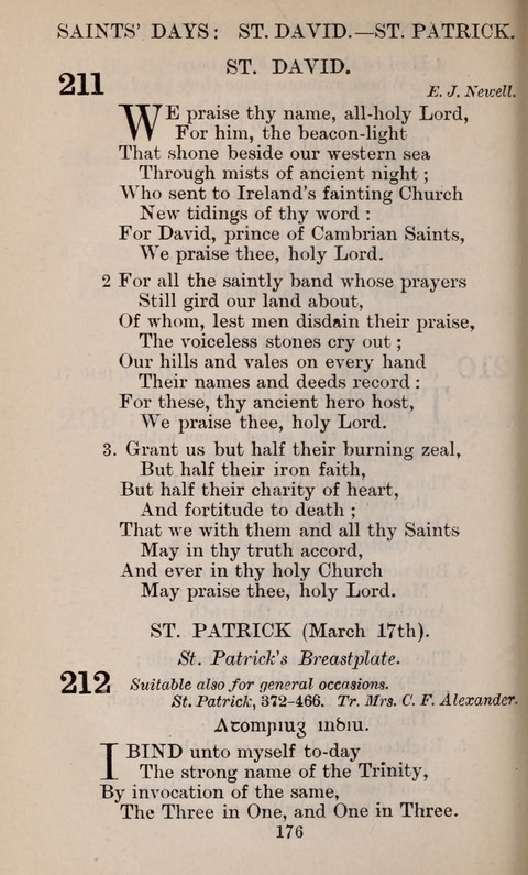 The English Hymnal page 176