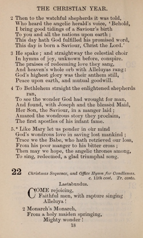 The English Hymnal page 18