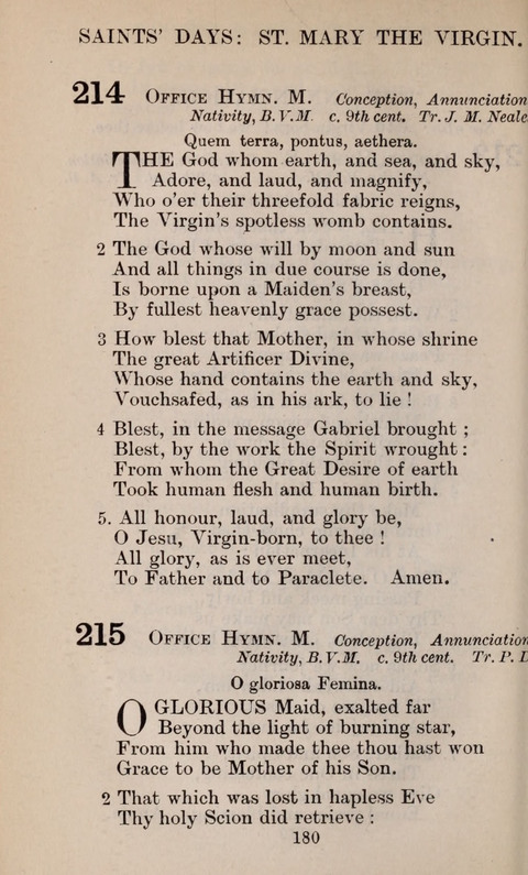 The English Hymnal page 180