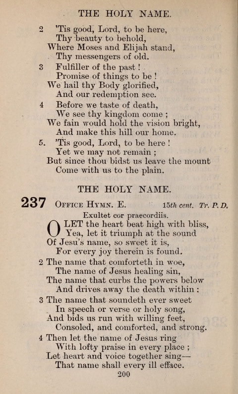 The English Hymnal page 200