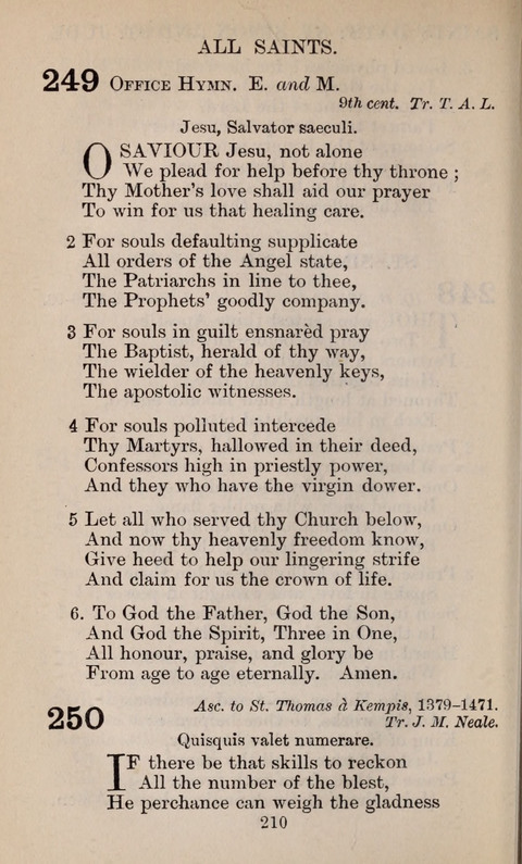 The English Hymnal page 210