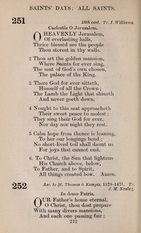 The English Hymnal page 212
