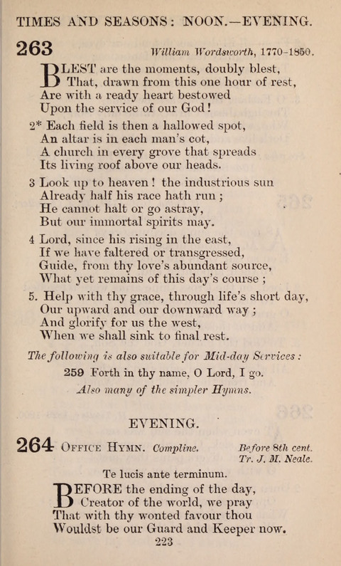 The English Hymnal page 223