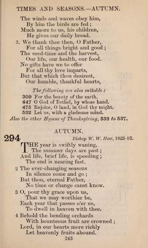 The English Hymnal page 243