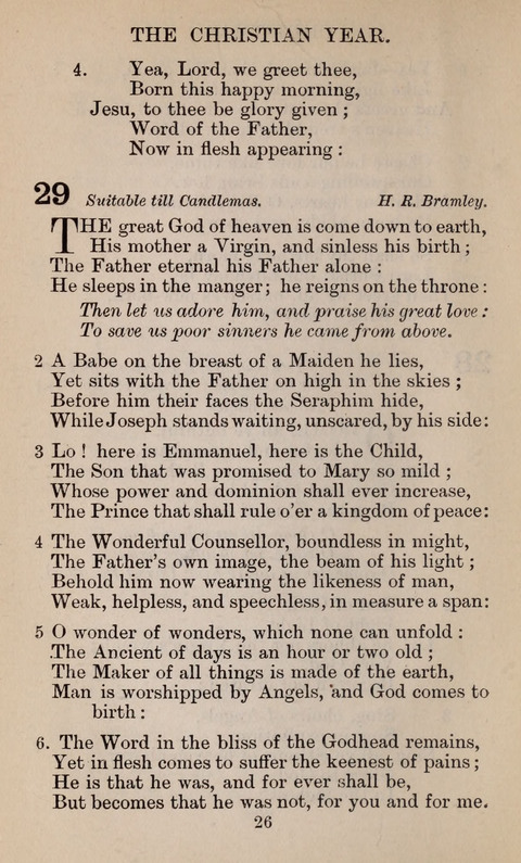 The English Hymnal page 26