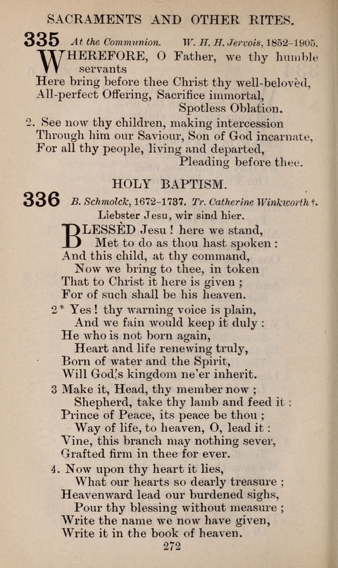 The English Hymnal page 272