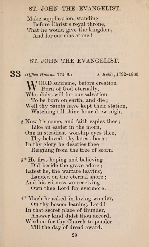 The English Hymnal page 29