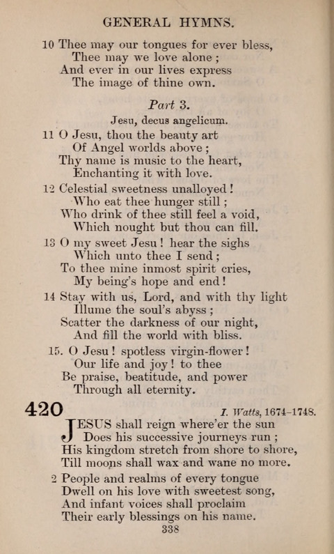 The English Hymnal page 338