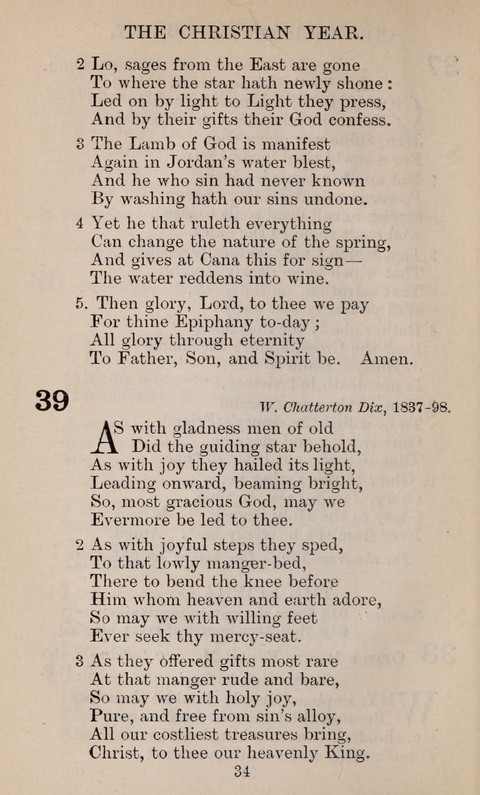 The English Hymnal page 34
