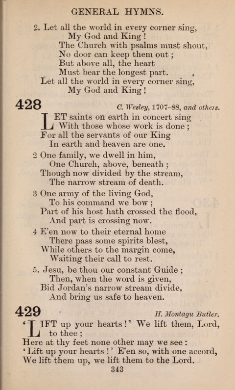 The English Hymnal page 343