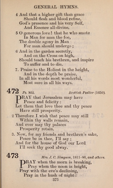 The English Hymnal page 375