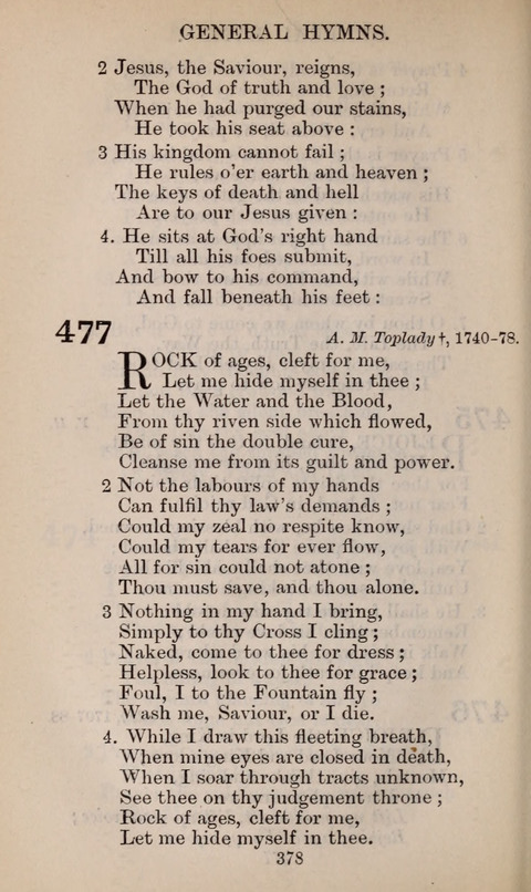 The English Hymnal page 378