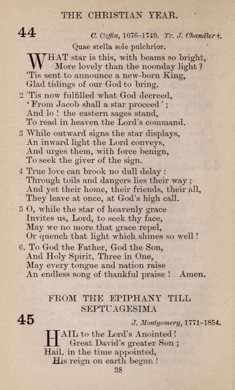 The English Hymnal page 38