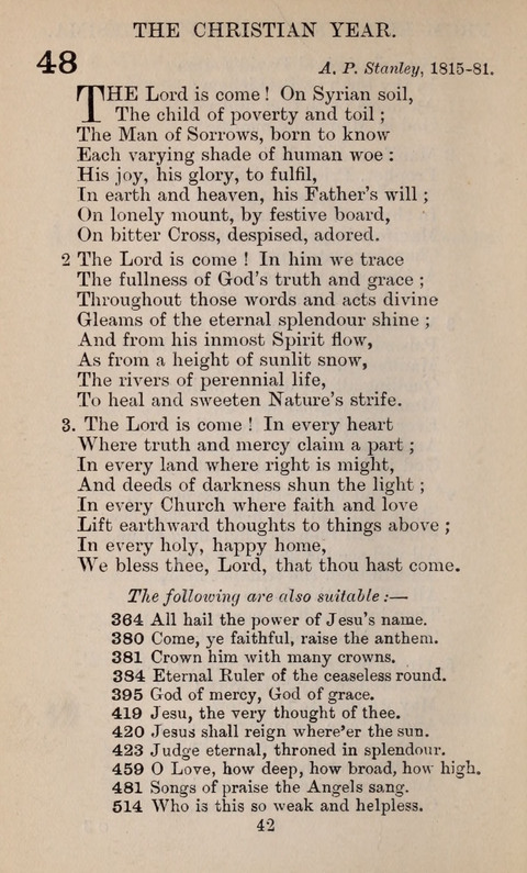 The English Hymnal page 42