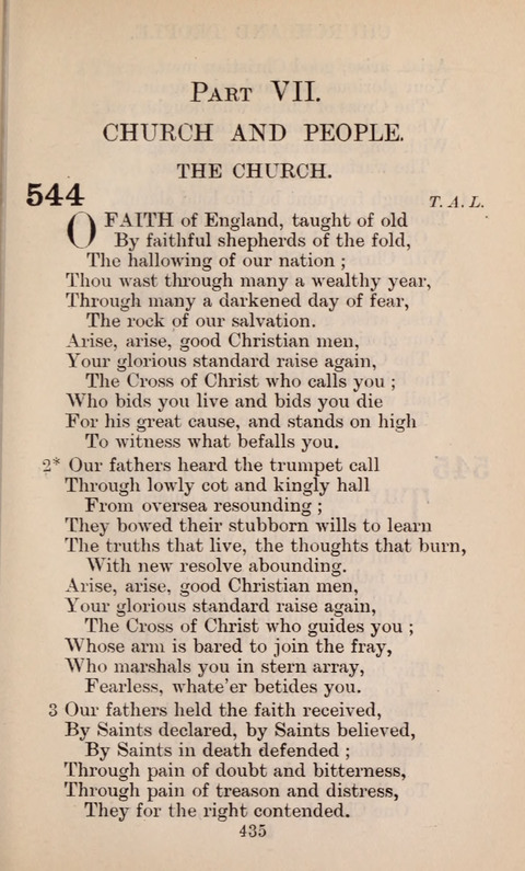 The English Hymnal page 435