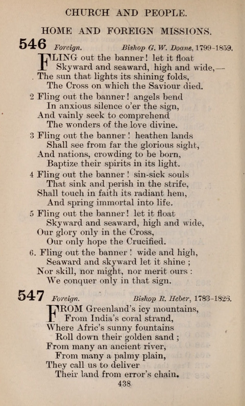 The English Hymnal page 438
