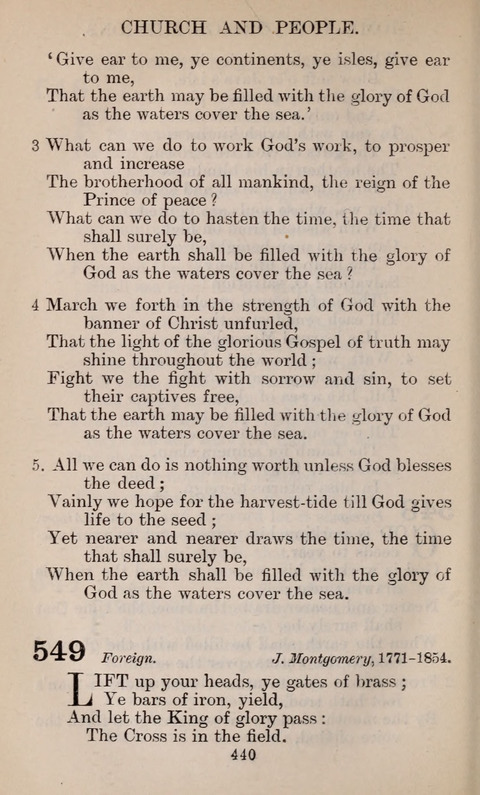 The English Hymnal page 440