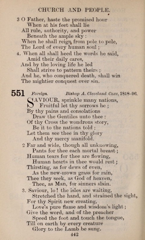 The English Hymnal page 442