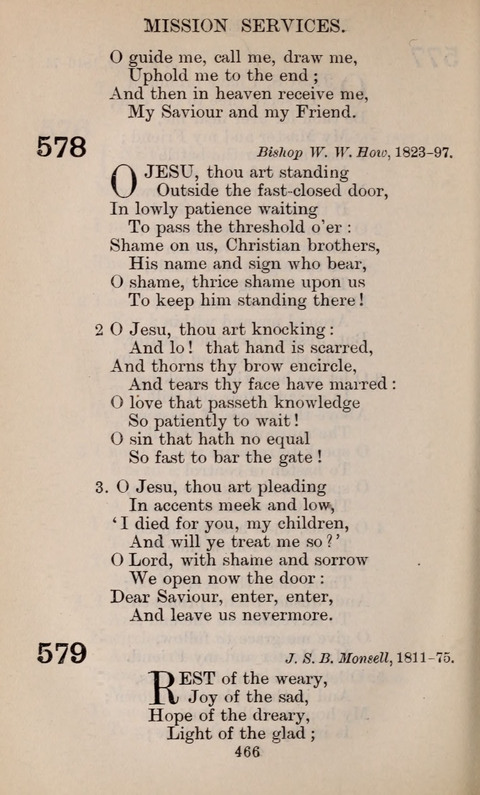 The English Hymnal page 466