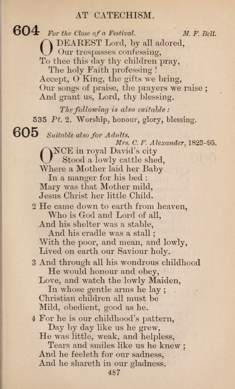 The English Hymnal page 487