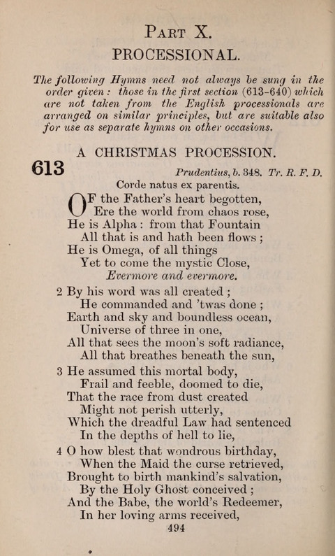 The English Hymnal page 494