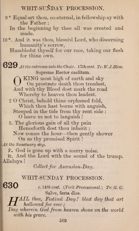 The English Hymnal page 509
