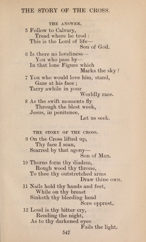 The English Hymnal page 547
