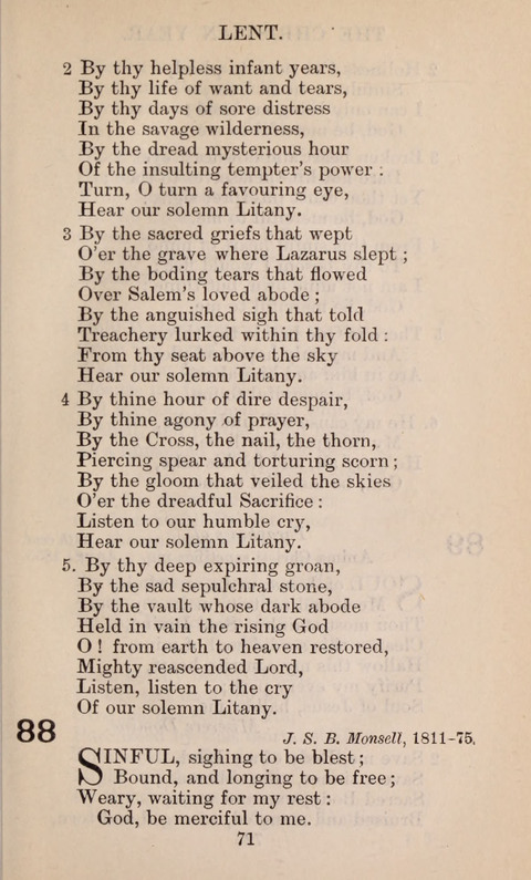 The English Hymnal page 71