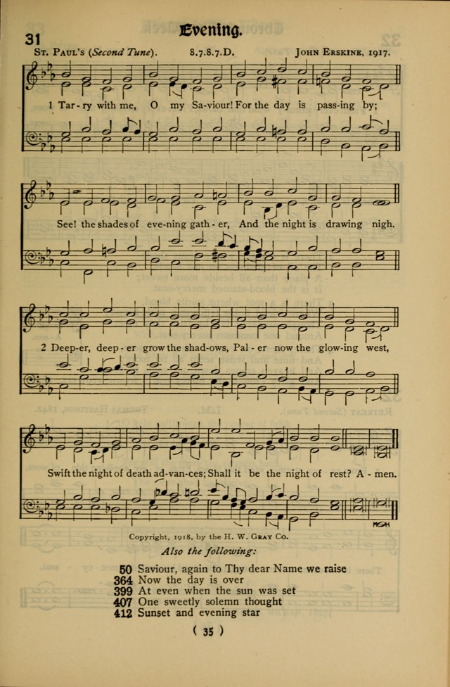 The Hymnal: as authorized and approved by the General Convention of the Protestant Episcopal Church in the United States of America in the year of our Lord 1916 page 105