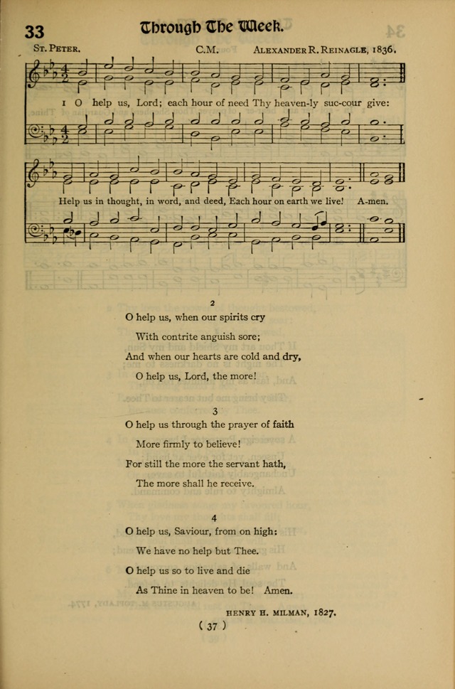 The Hymnal: as authorized and approved by the General Convention of the Protestant Episcopal Church in the United States of America in the year of our Lord 1916 page 107
