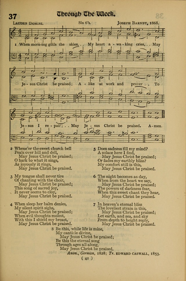 The Hymnal: as authorized and approved by the General Convention of the Protestant Episcopal Church in the United States of America in the year of our Lord 1916 page 111